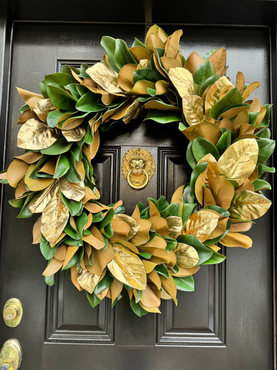 XLarge Faux Layered Magnolia Wreath