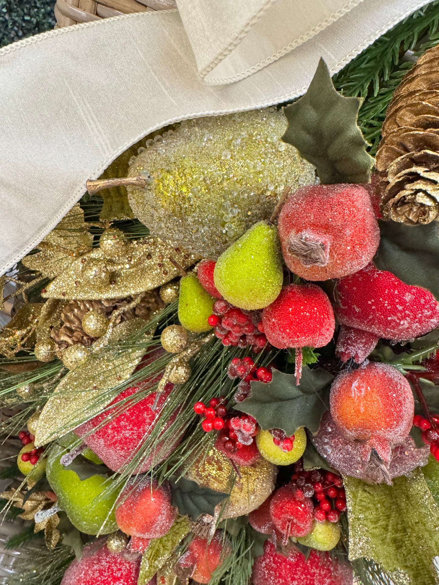 Colonial Williamsburg Sugared Fruit Swag