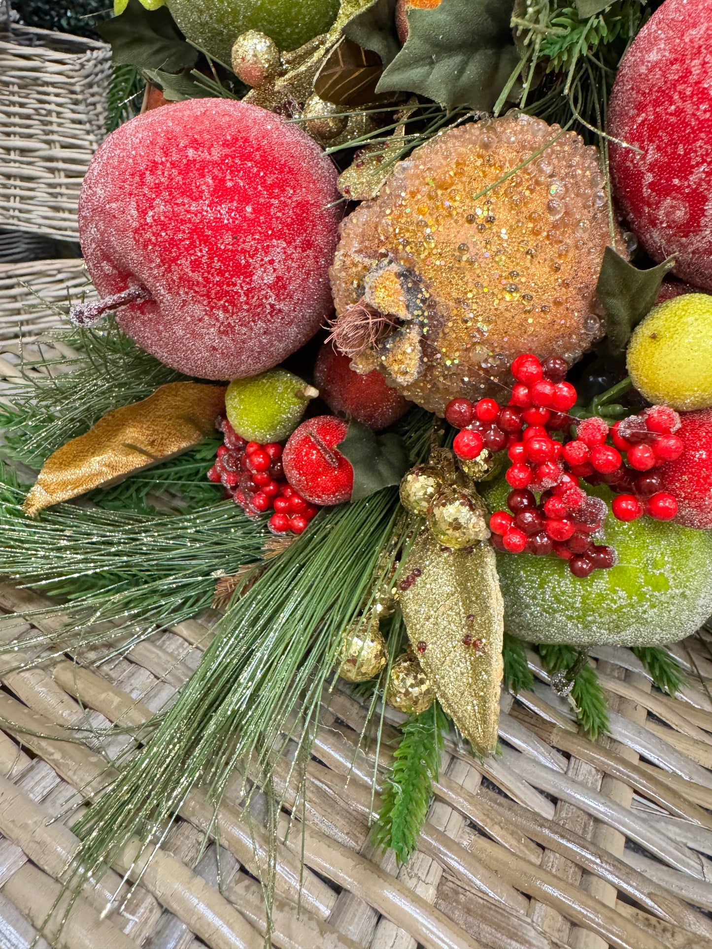 Colonial Williamsburg Sugared Fruit Swag