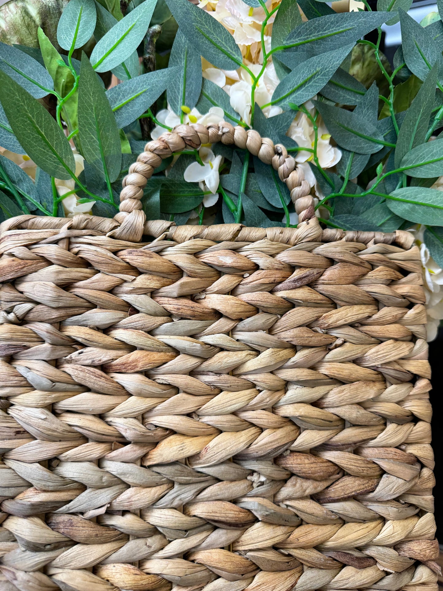 Hydrangea, Artichoke & Sedum Basket