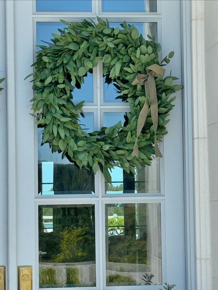 Olive Branch Wreath with Mix and Match Bows