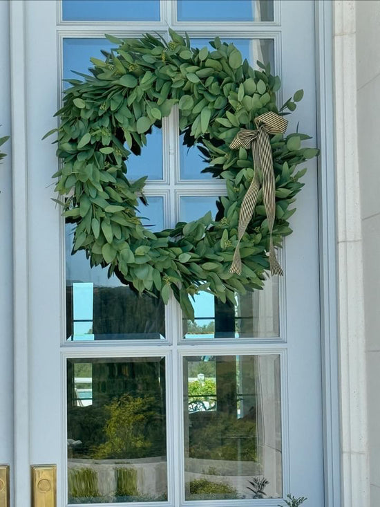 Load image into Gallery viewer, Luxury Olive Branch Wreath with Mix and Match Bows
