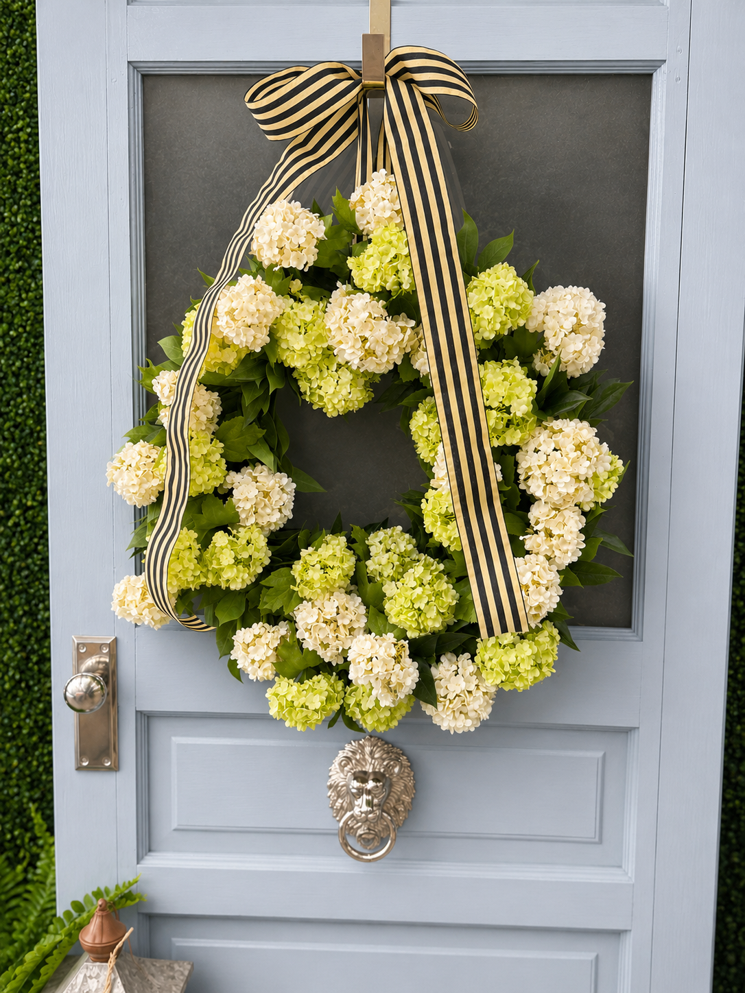 Snowball Hydrangea Wreath