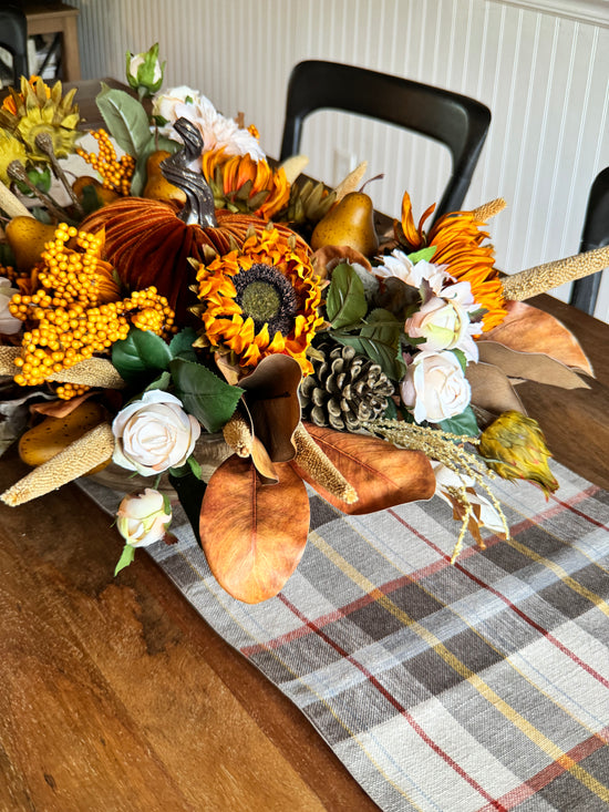 Harvest Pumpkin Centerpiece