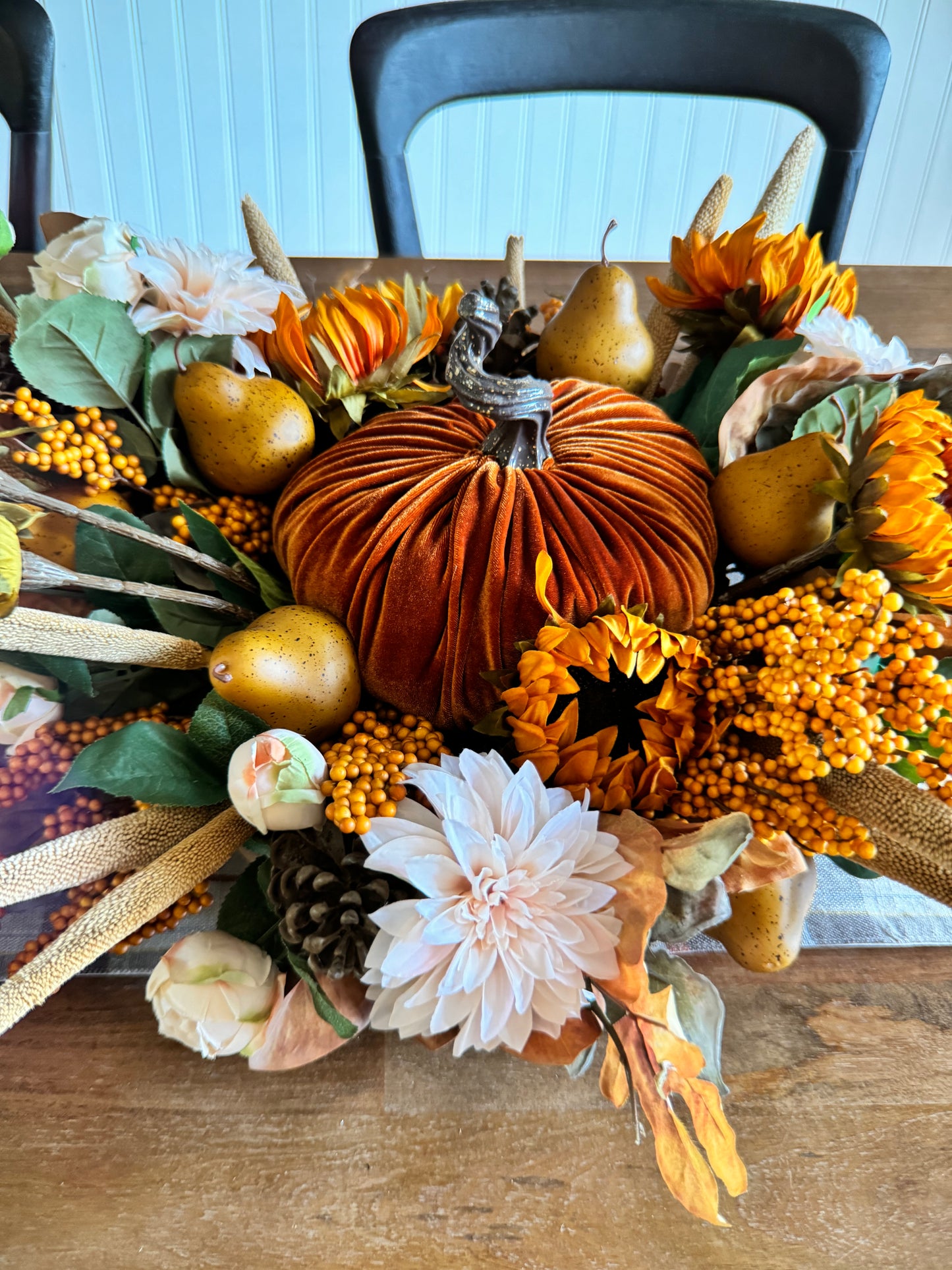 Harvest Pumpkin Centerpiece