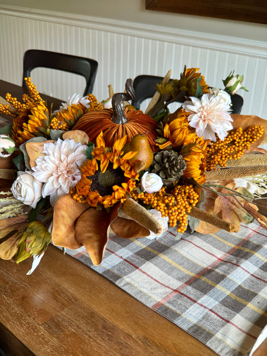 Harvest Pumpkin Centerpiece