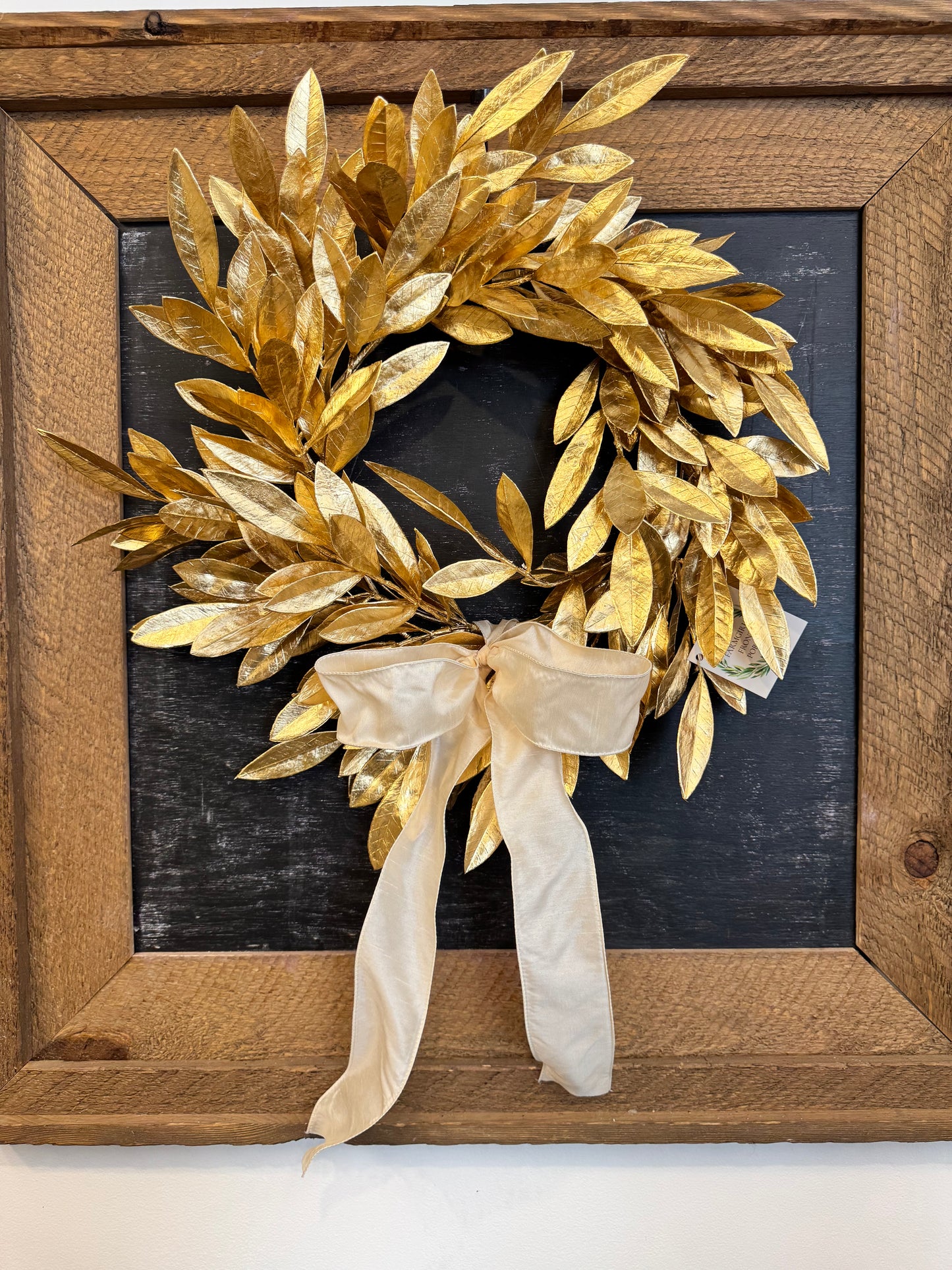 Gold Bay Leaf Wreath