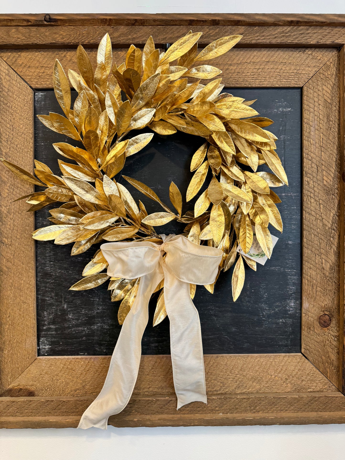 Gold Bay Leaf Wreath