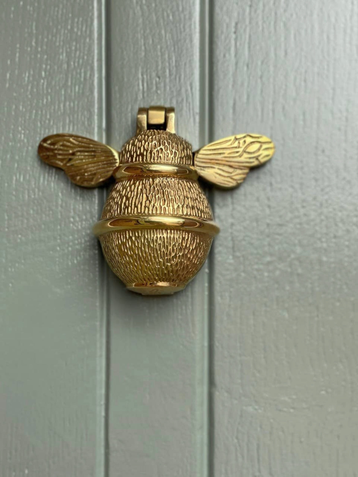 Load image into Gallery viewer, Brass Bumble Bee Door Knocker
