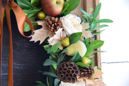 Apple & Pear Fall Wreath