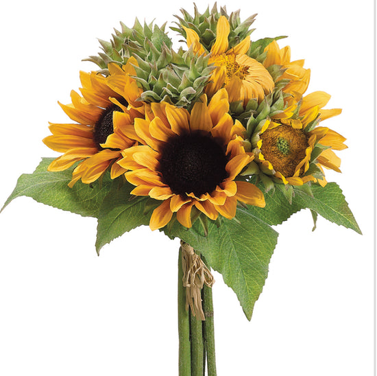 Load image into Gallery viewer, Faux Yellow Sunflower Bundle
