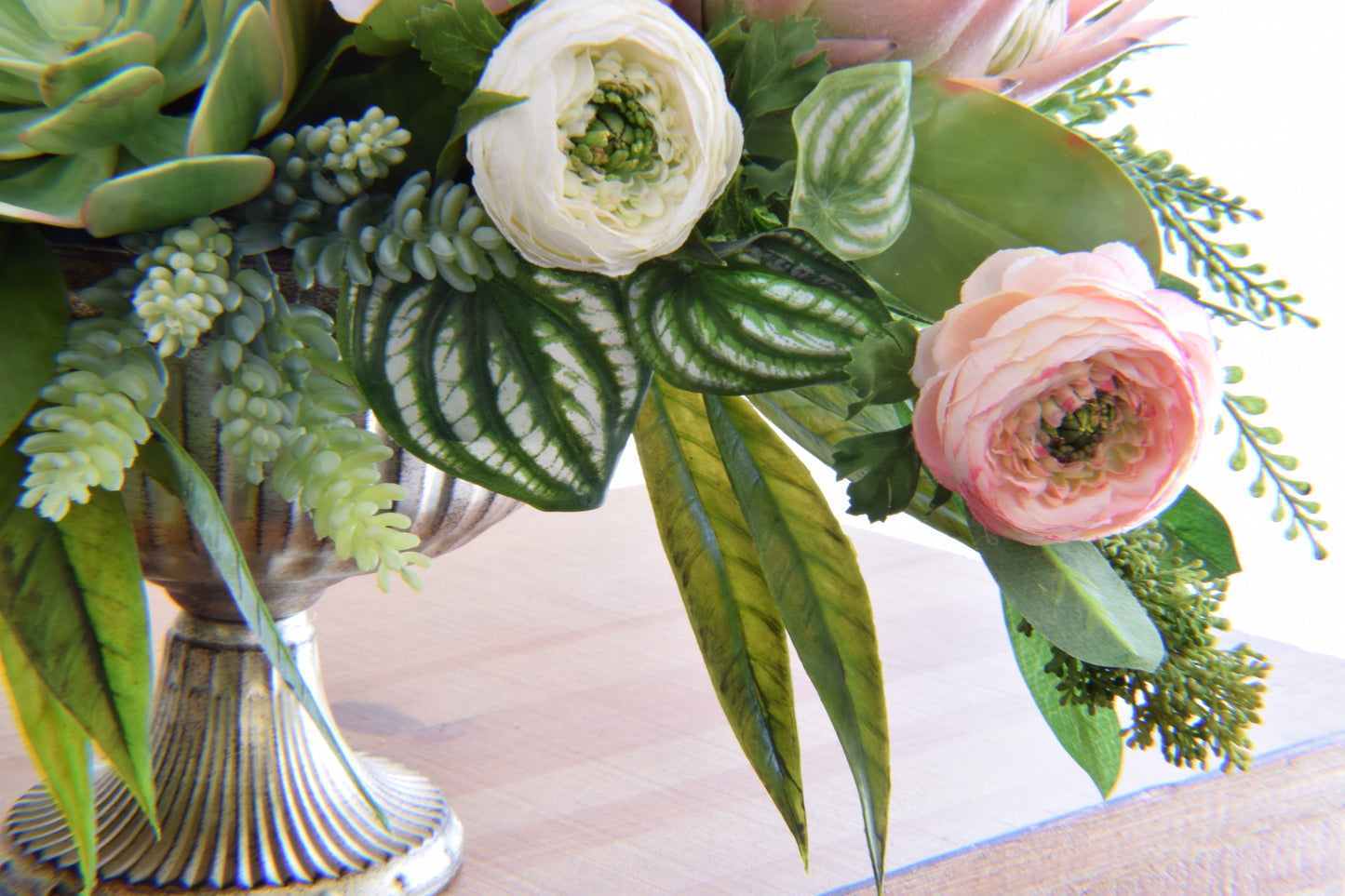Load image into Gallery viewer, Succulent &amp;amp; Protea Compote Arrangement

