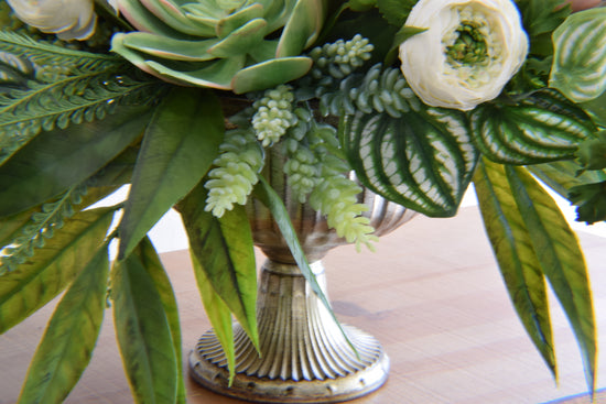 Succulent & Protea Compote Arrangement