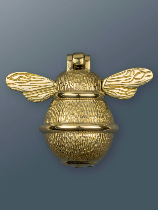 Bumble Bee Door Knocker (brass or pewter)