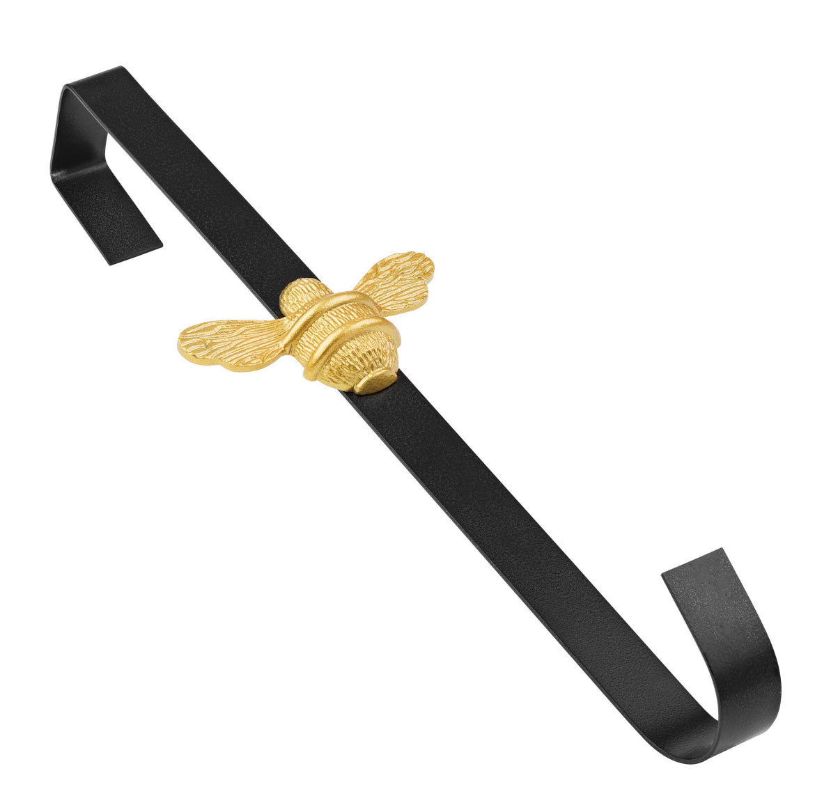 Bee Wreath Hanger (brass or pewter)
