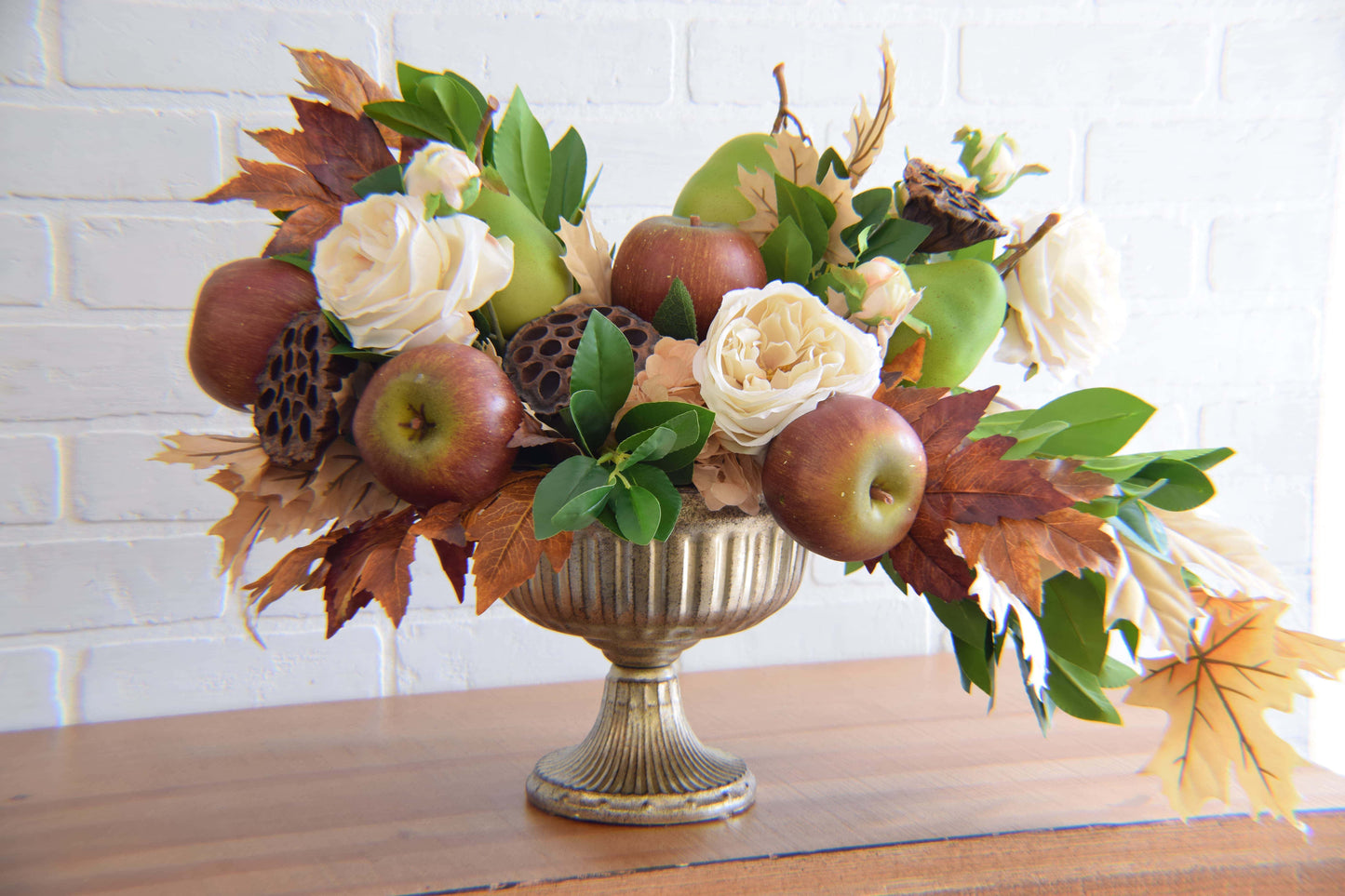 Apple & Pear Fall Compote Centerpiece