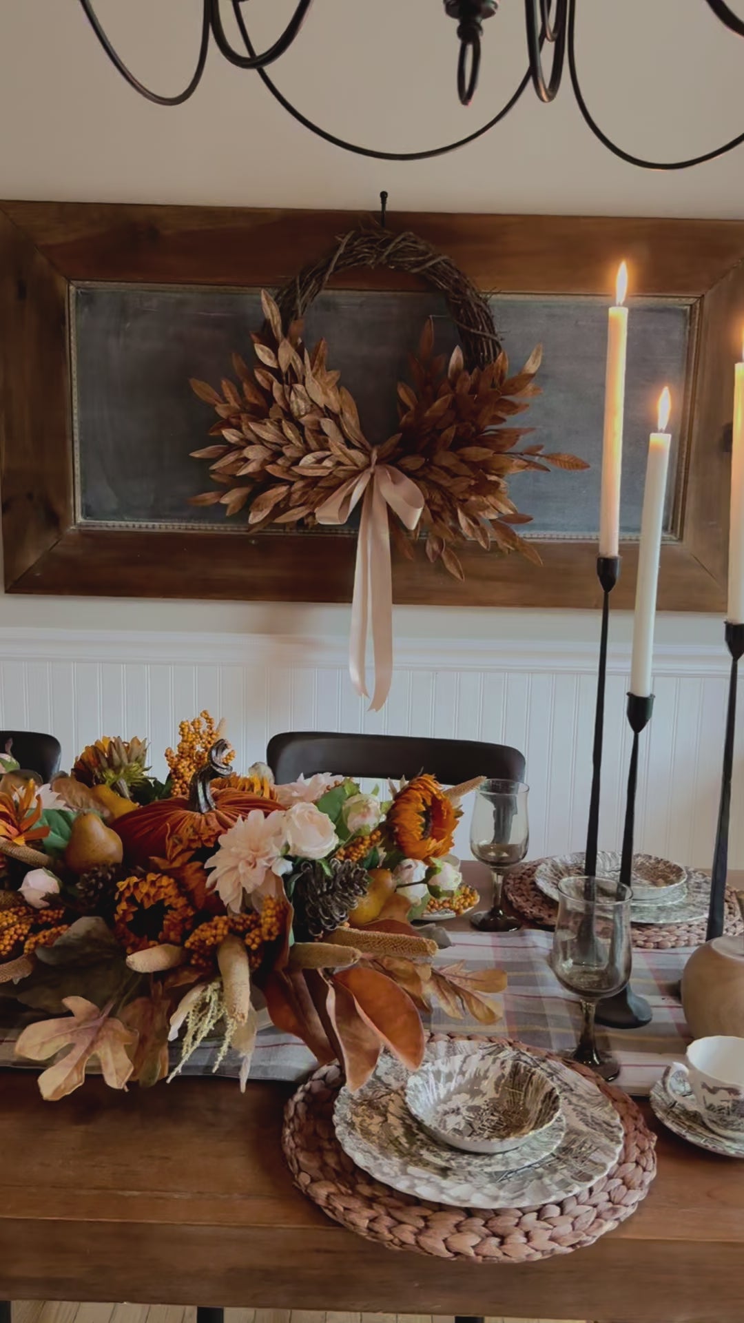 Load and play video in Gallery viewer, Harvest Pumpkin Centerpiece
