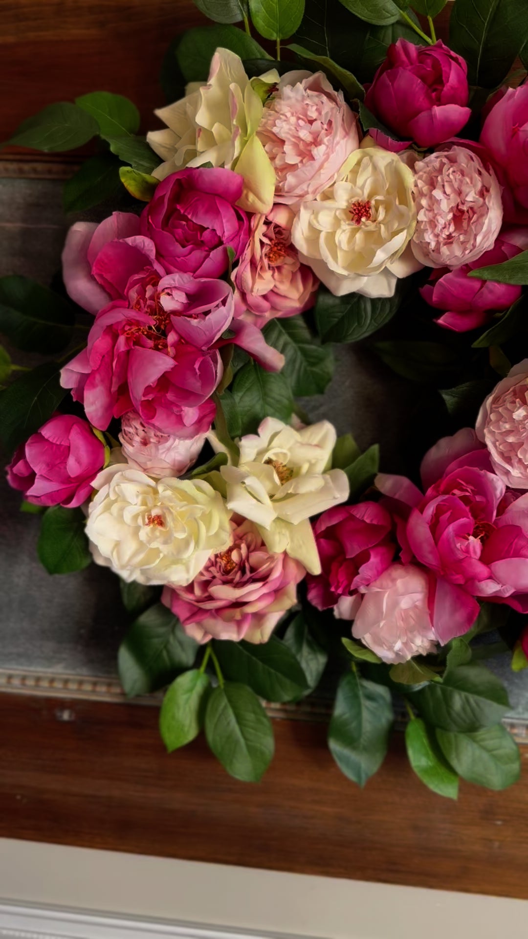 The Garden Rose Wreath