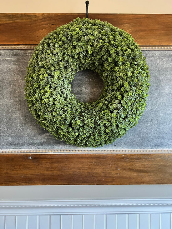 Real-Touch Artificial Sedum Wreath