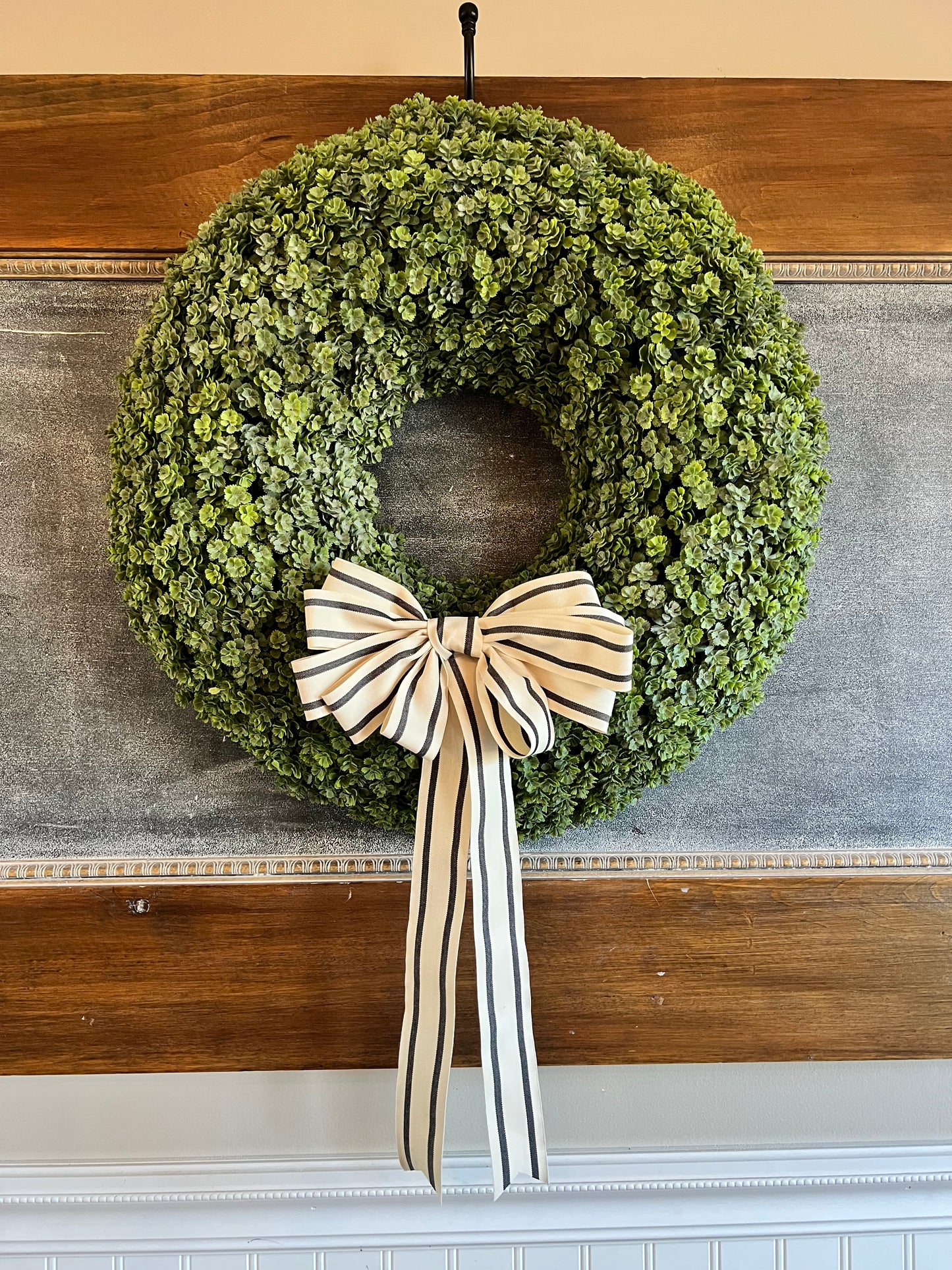 Real-Touch Artificial Sedum Wreath