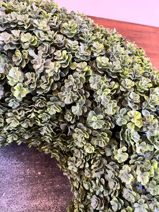 Real-Touch Artificial Sedum Wreath