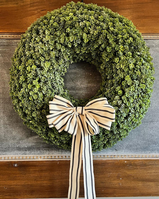 Real-Touch Artificial Sedum Wreath