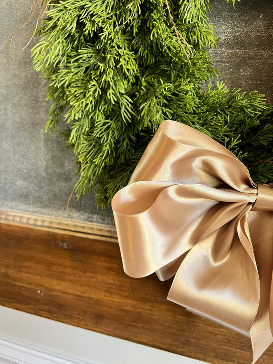 Small Faux Cedar Wreath