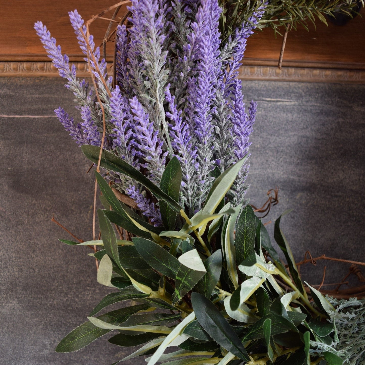 Faux Herb Wreath