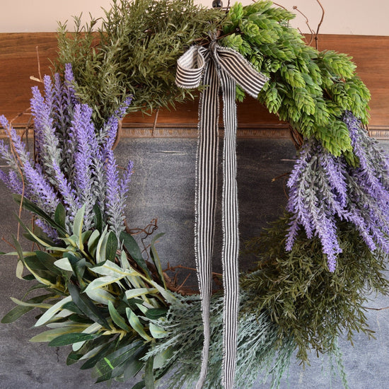 Faux Herb Wreath