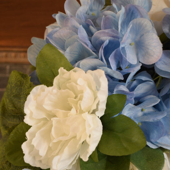 Blue Hydrangea Wreath