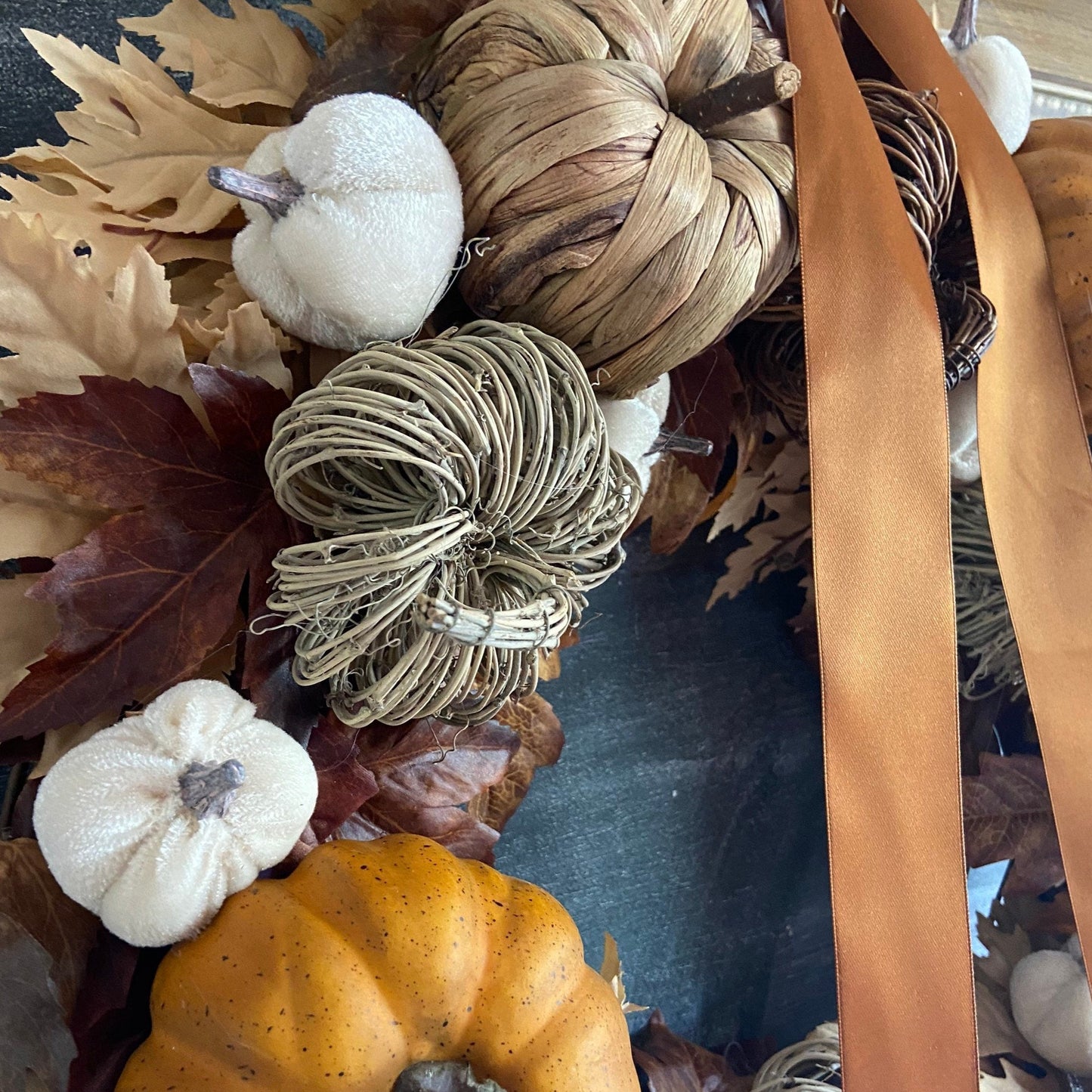 Pumpkin Spice Fall Wreath