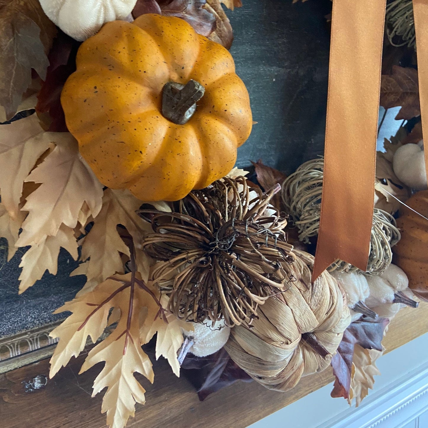 Pumpkin Spice Fall Wreath