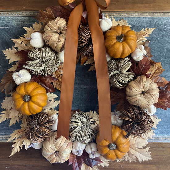 Pumpkin Spice Fall Wreath