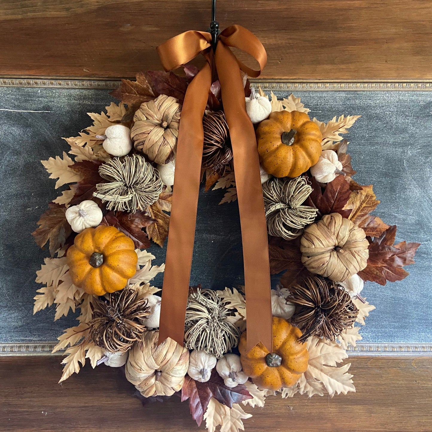 Pumpkin Spice Fall Wreath