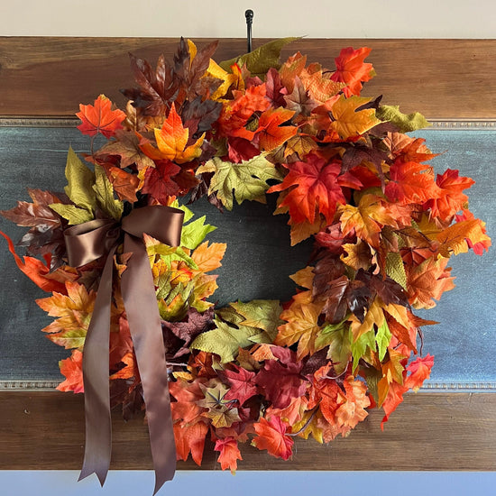 Load image into Gallery viewer, Autumnal Foliage Wreath
