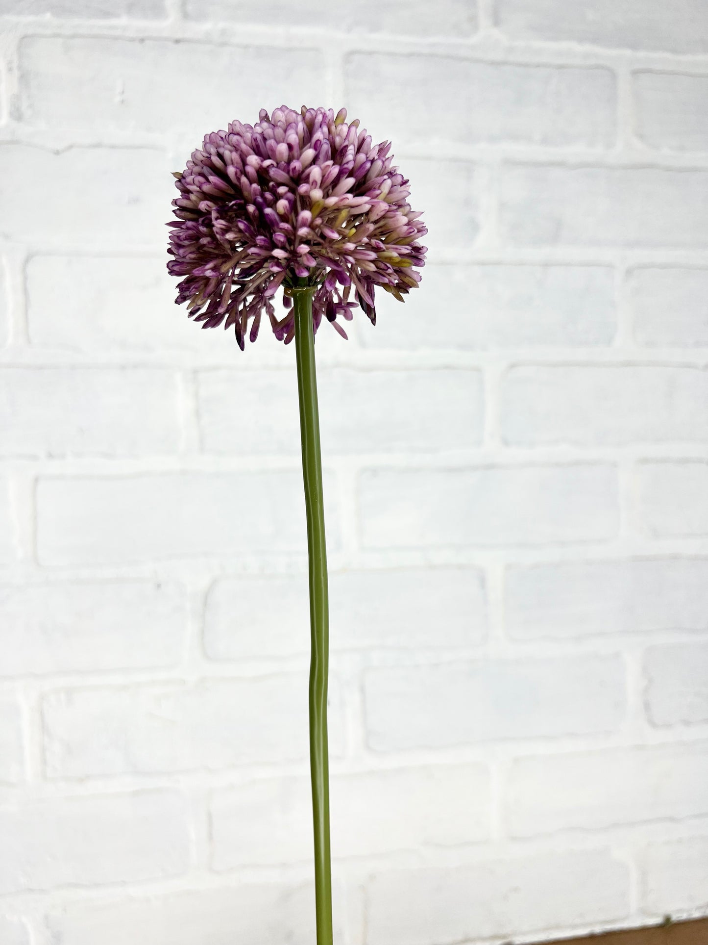 17” Faux Allium Stem
