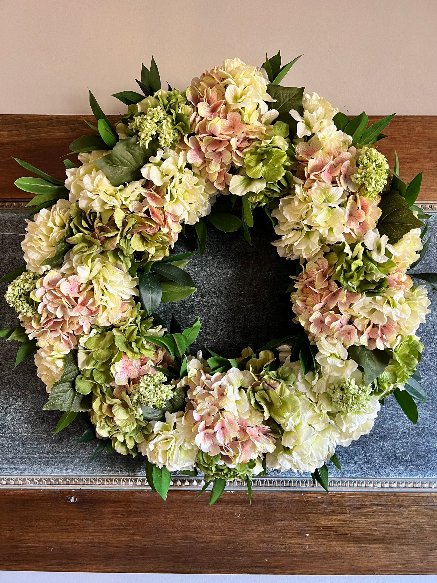 Snowball Hydrangea Wreath