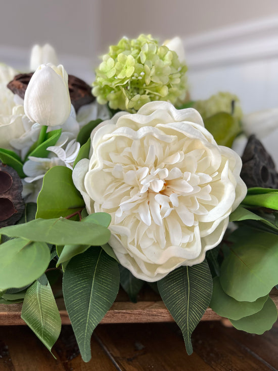 Artichoke and Pear Centerpiece