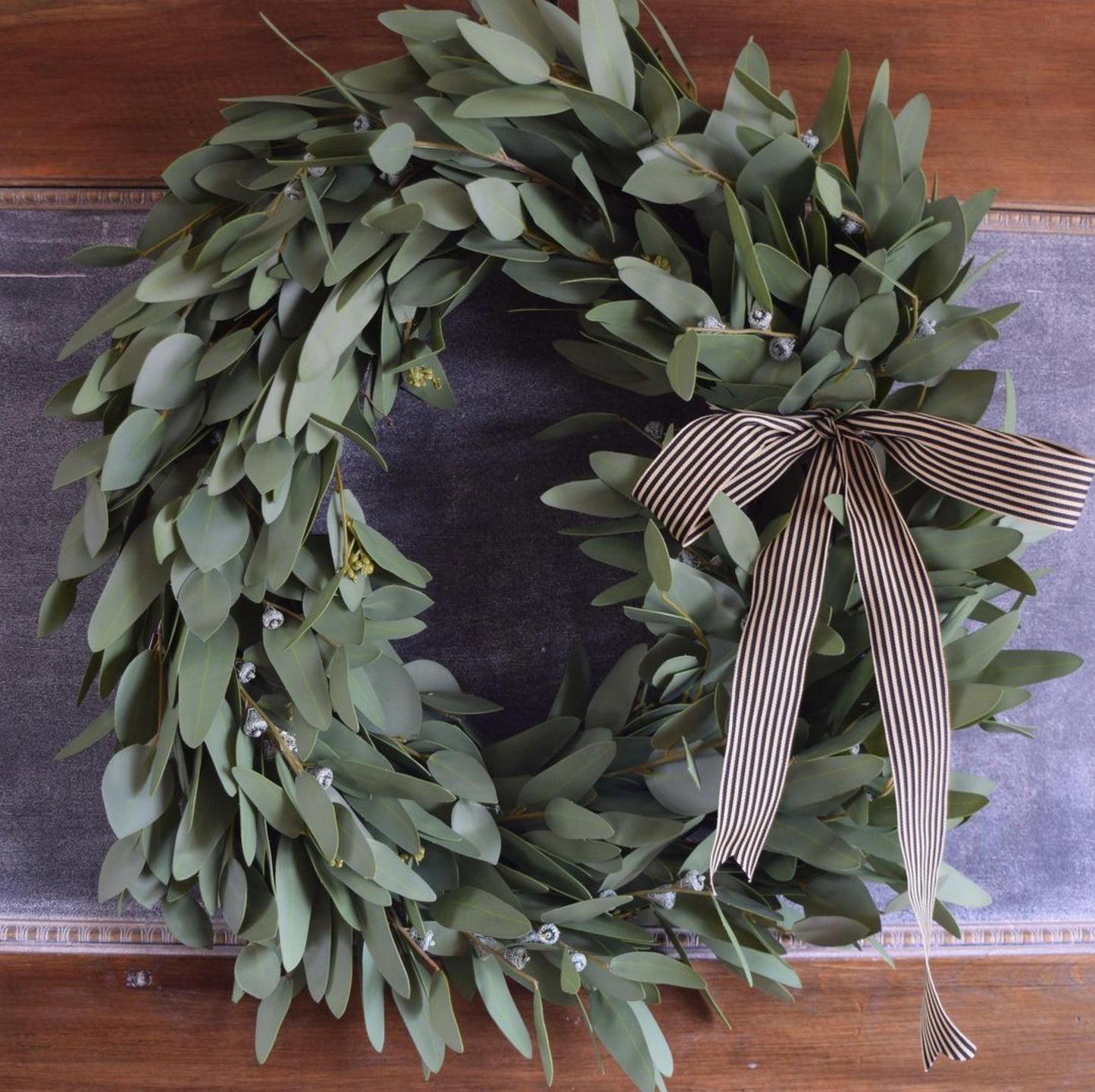 Olive Branch Wreath with Mix and Match Bows