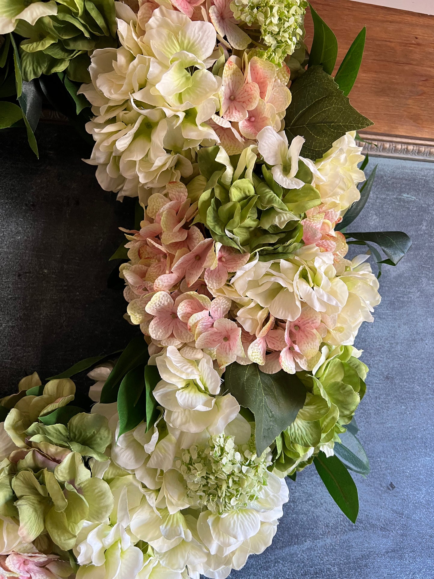 Snowball Hydrangea Wreath