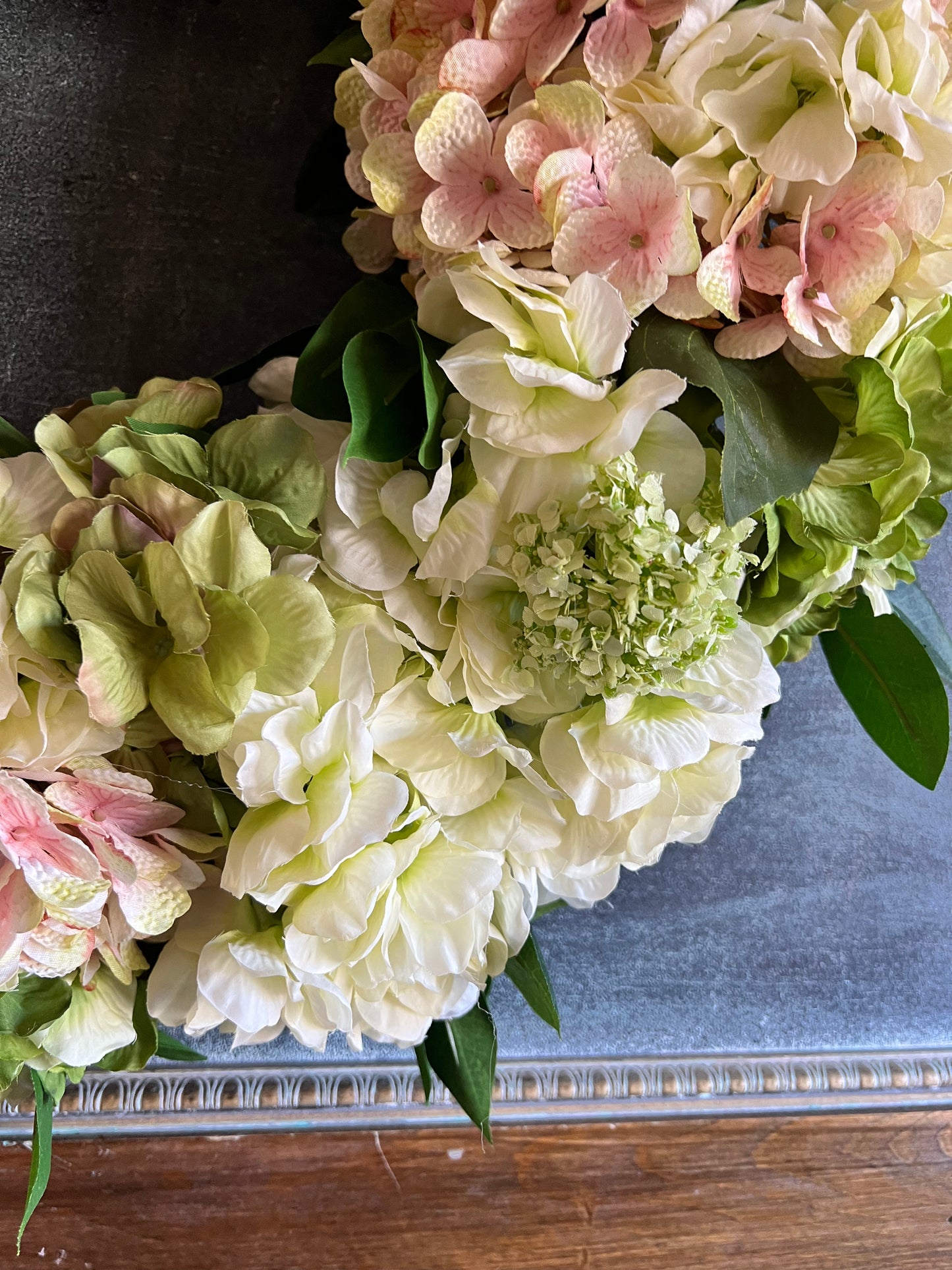 Snowball Hydrangea Wreath