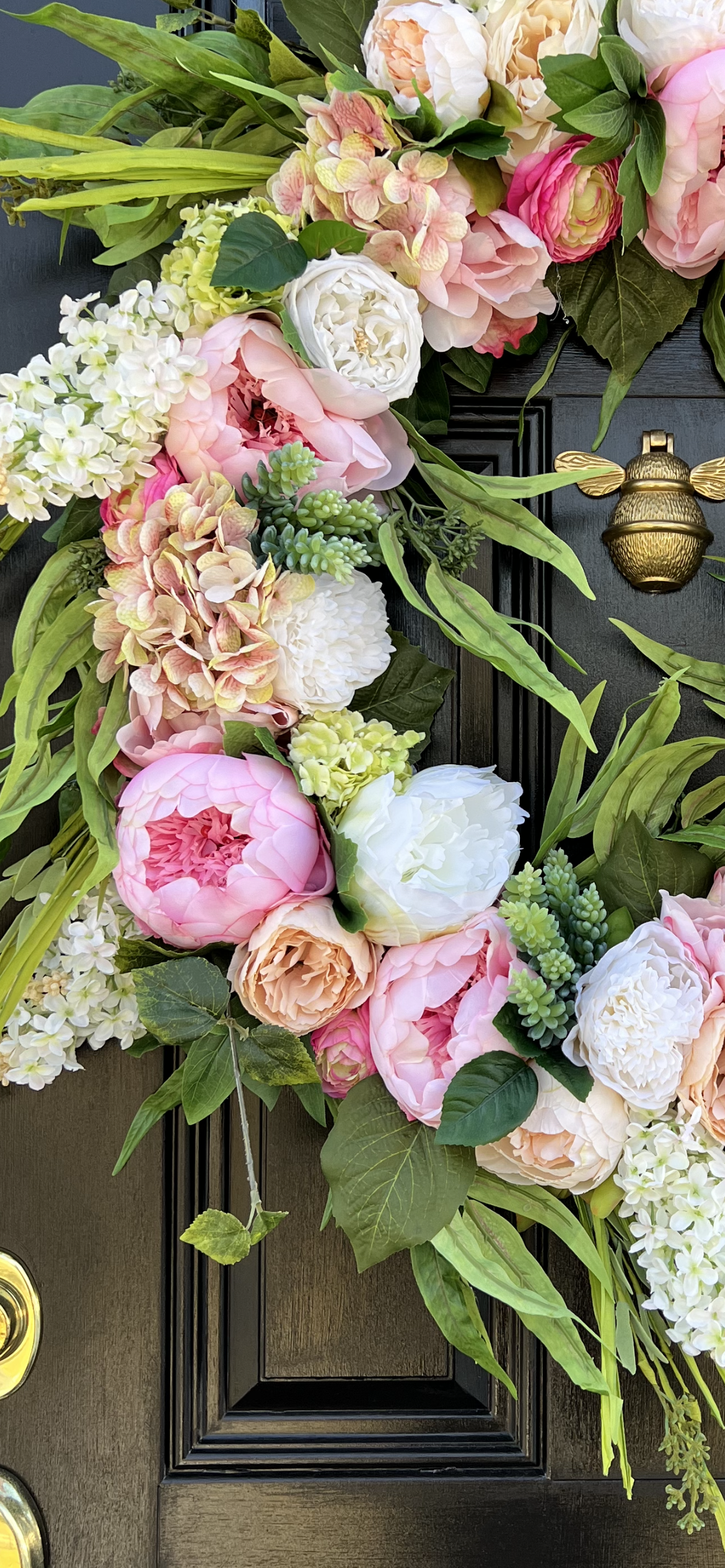 XLarge Luxury Peony Lilac Wreath