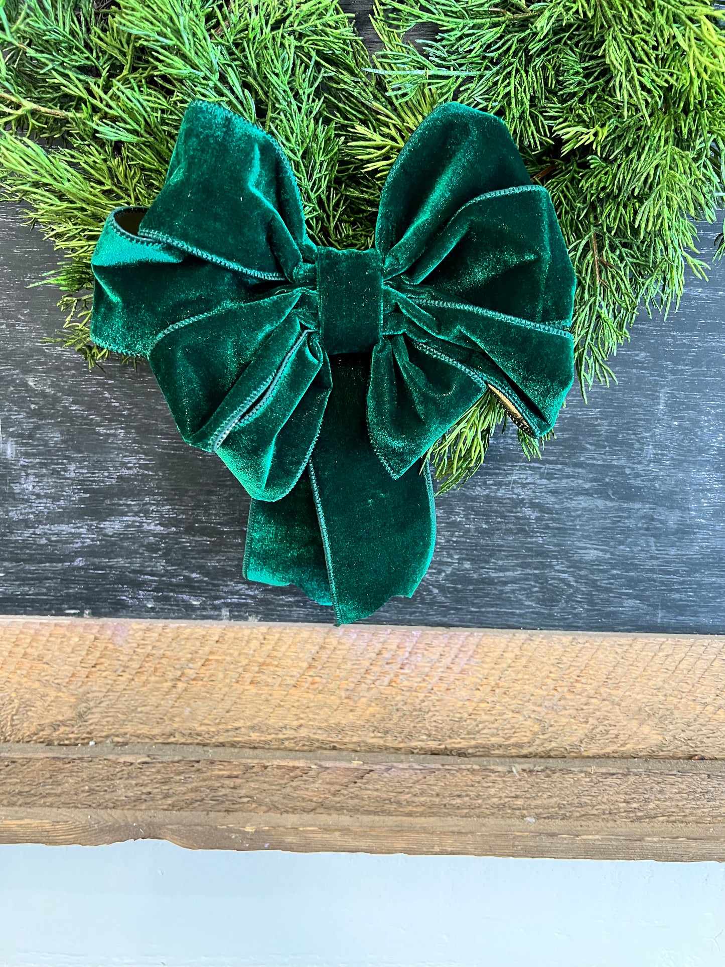 Small Faux Cedar Wreath