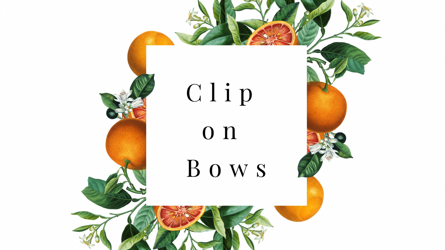 Clip-on bows