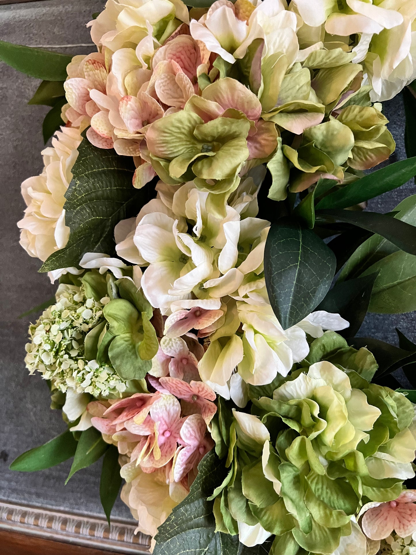 Snowball Hydrangea Wreath