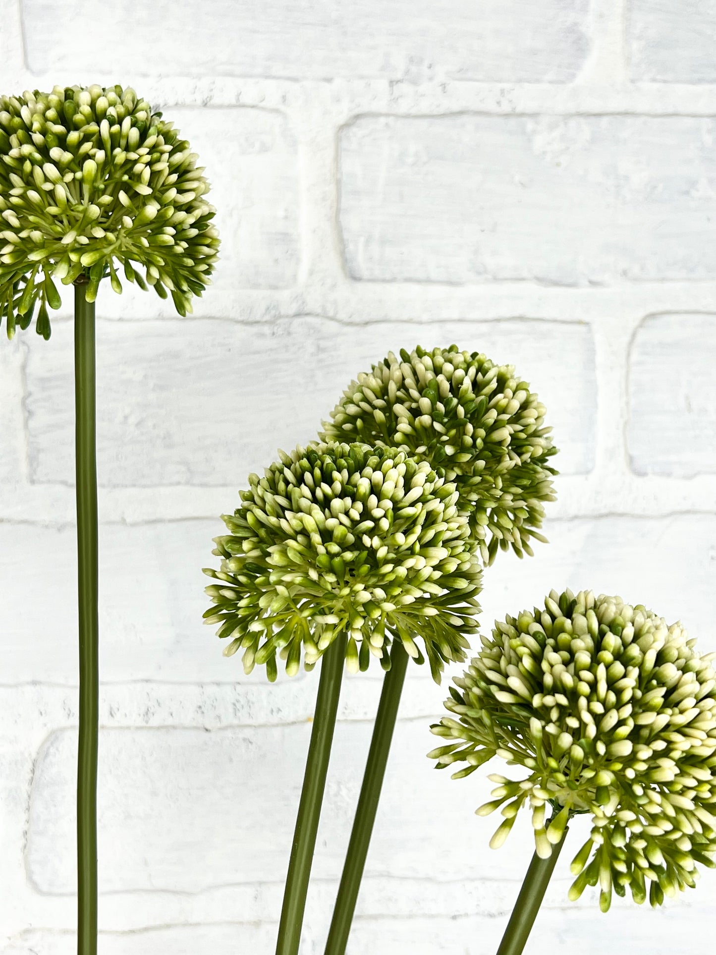 17” Faux Allium Stem